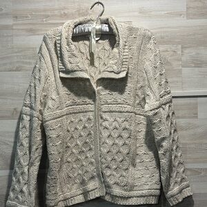 Cozy Knit Cream Sweater
